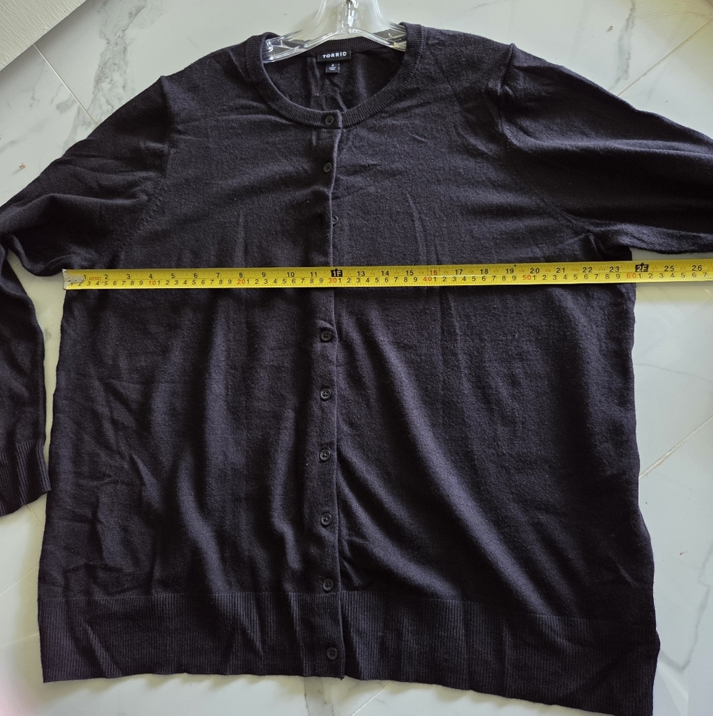 Torrid Black EUC Sz 2X Women's Sweater - Picture 6 of 13